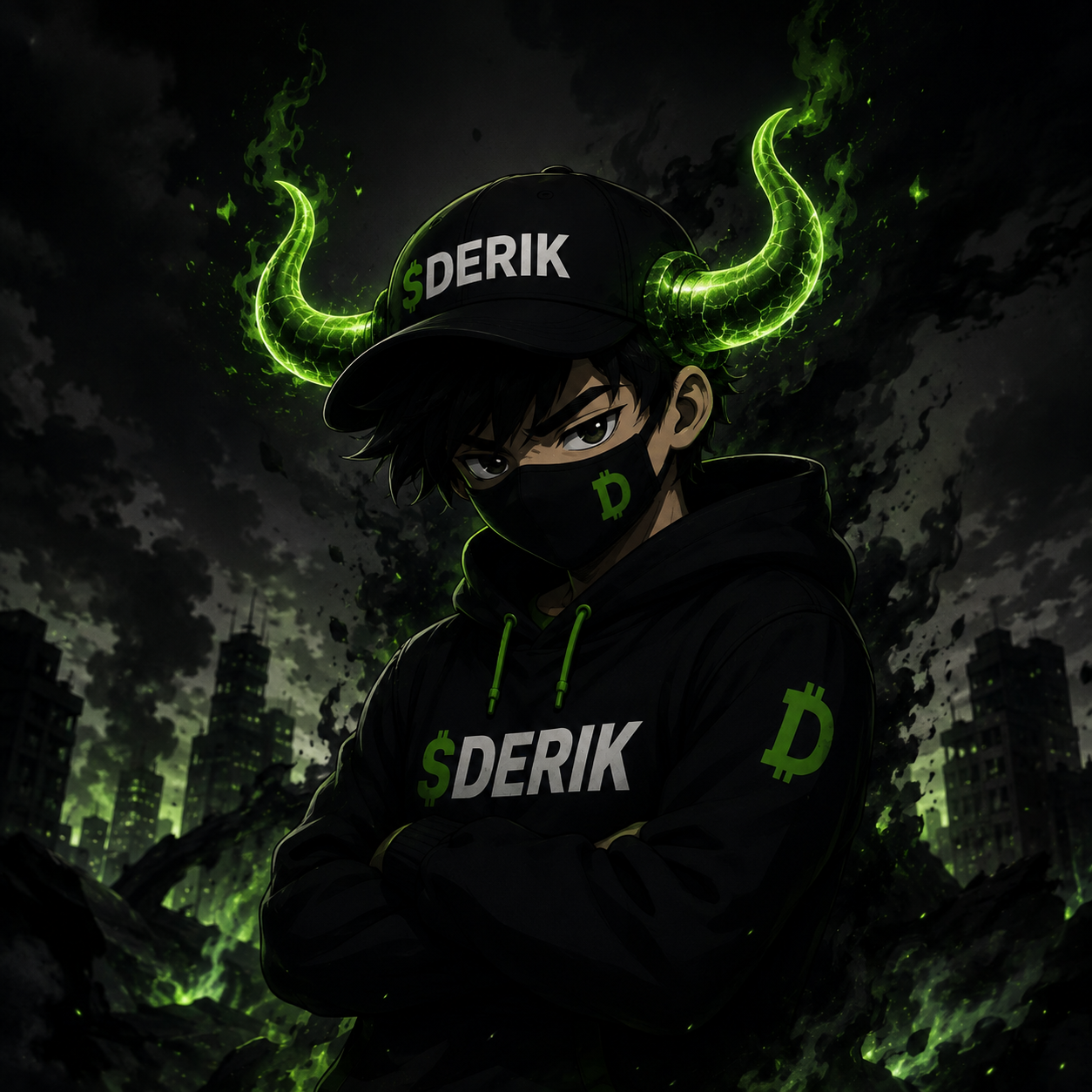 DERIK mascot — Climbing toward the top